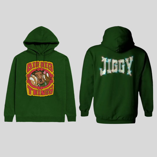 Big Big Things Pullover Hoodie Green