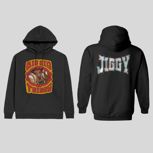 Big Big Things Pullover Hoodie Black